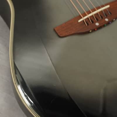 Used Celebrity CC11 Laminate Top Acoustic Guitar Silver Burst image 7