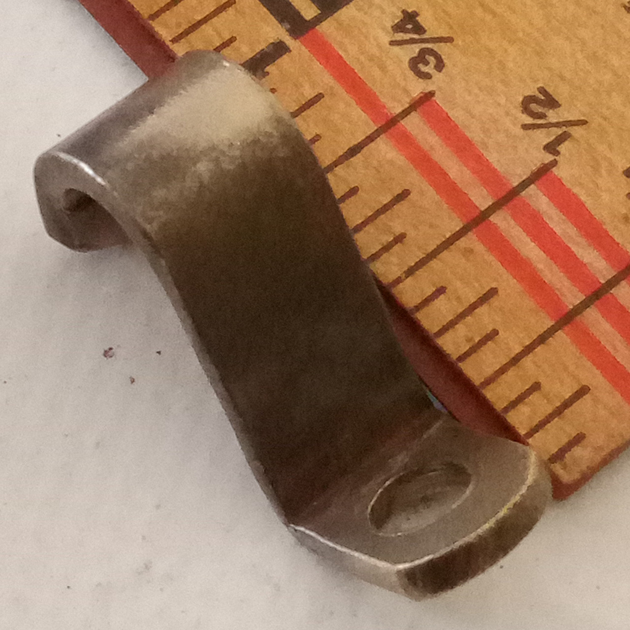 Ludwig 1+"Junior"Snare Drum Clip Metal-Hoop-Claw Single-Tension T-Rod Vintage US — main photograph