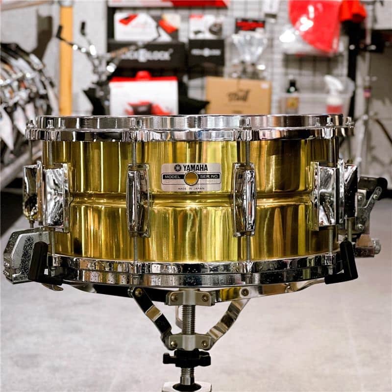 YAMAHA USED ​​(Pre-owned) SD416 [Seamless Brass Snare Drum / 14×6.5] [Made in Japan] image 1