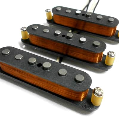 Stratocaster 1954 Pickups VINTAGE CORRECT Alnico III A3 Set HandWound Fits 50s Fender Strat 1950s 54 55 56 Q image 2