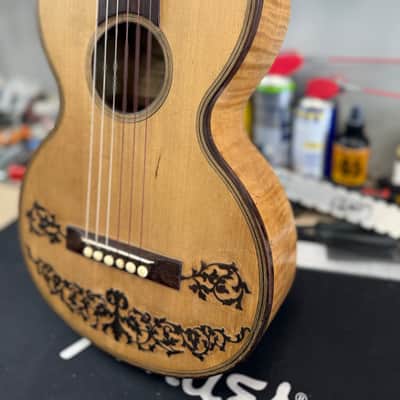 Pasquale Vinaccia Chitarra Terzina 1880 vintage antique classical guitar image 3