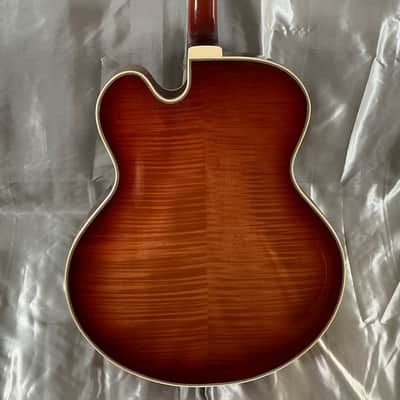 1975 D'Aquisto New Yorker MINT Sunburst Hollowbody Guitar With Original Hard Shell Case image 12