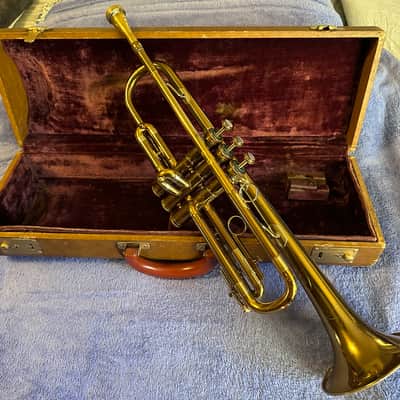 Olds Trumpet Ambassador  50’s - Gold Laquer image 9