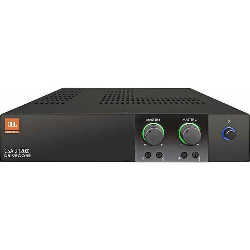JBL CSA2120Z | 120 Watt 2 Output Channels DriveCore Fanless Audio Amplifier image 1