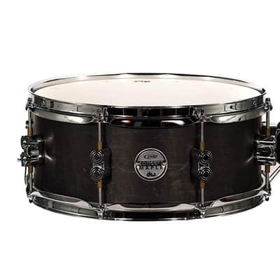 PDP By DW Black Wax Maple Snare Drum 6.5x14