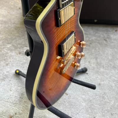 Dean USA 25th Anniversary Gold plated Cadillac 2002 - Amber Burst image 12