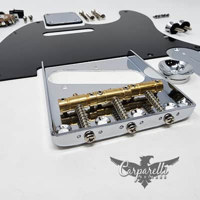 Carparelli Hardware Set for Tele (SET A) - Chrome, Black or Gold image 3