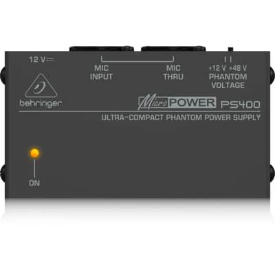 Behringer PS400 MICROPOWER Phantom Power  Supply - Phantom power adapter image 2