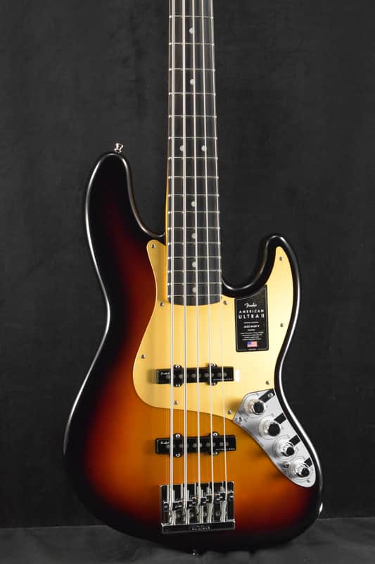 Fender American Ultra II Jazz Bass V 5-String Ebony Fingerboard Ultr...