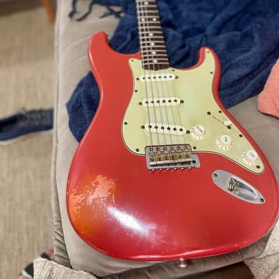 Fender Custom Shop 1960 Stratocaster Time Machine Series Relic 2006 - Fiesta Red with w/OHSC image 10