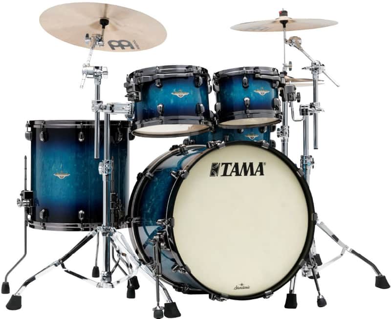 TAMA Starclassic Maple  MA42TZBNS-MEB Molten Electric Blue Burst Black Nickel HW image 1