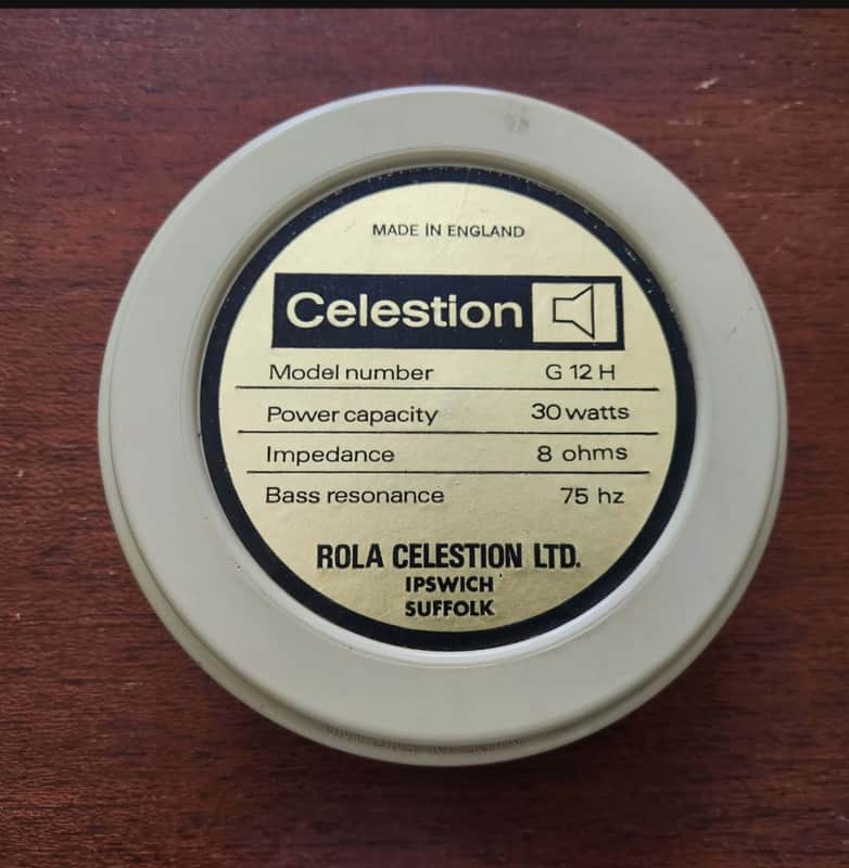 Celestion Creamback Vintage G12H Magnet Cap '74-'75 image 1