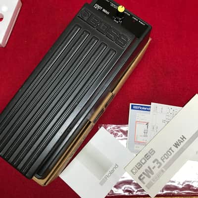 Boss FW-3 Foot Wah in the original box with manual, warranty card etc.  Sounds great! image 14