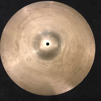 14" Vintage Italian Zanchi Revere Paper Thin Hi Hat Cymbals UFIP K 608g/636g #494 image 3