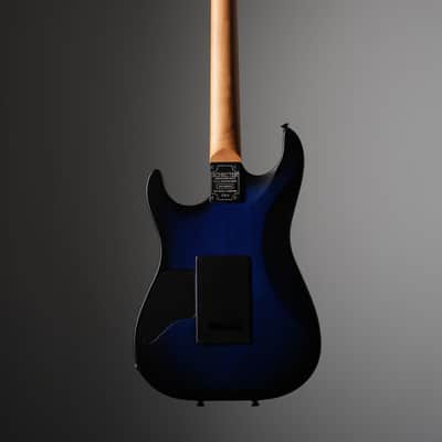 Schecter USA Custom Shop Sunset Custom II Electric Guitar - Ocean Blue Burst Burl, w/ OHSC image 3