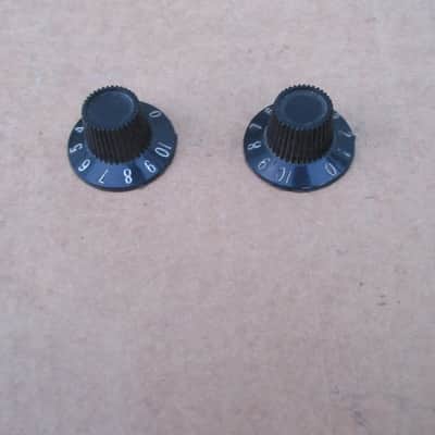 Vintage Pair of Teisco ET-200 1960s Guitar Knobs Fits Kent Kawai Polaris Aria image 3
