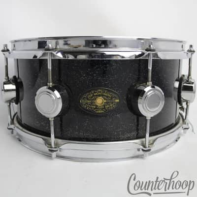 Joe Montineri 12x5.5"Black Galaxy Snare Drum Custom 8ply Maple Shell Turret Lugs image 1