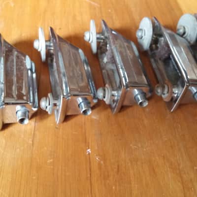 Rogers SWIVOMATIC 4 Bass Drum Beavertail LUGS 1960'S Cleveland SPRING INSERTS FELTS NO TARIFFS image 19