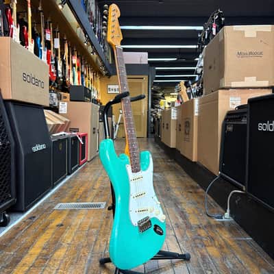 Fender Custom Shop Limited L-Series 1964 Stratocaster Journeyman Relic Aged Sea Foam Green w/Hard Case image 5
