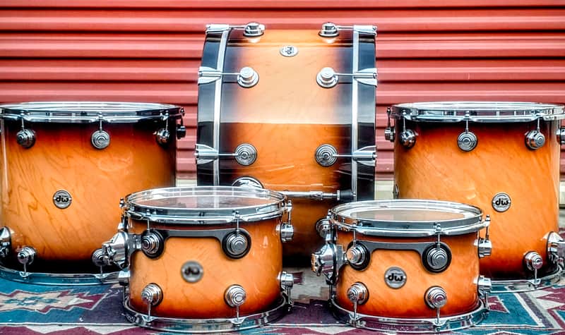 DW 5pc SSC Collectors 2010s - Tobacco BURST
