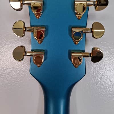 Gretsch G2655TG-P90 Limited Edition Streamliner Center Block Jr. with Bigsby 2018 - Present - Riviera Blue Satin image 8