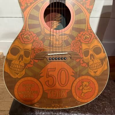 Alvarez Grateful Dead 50th Anniversary Montage Acoustic Guitar image 2