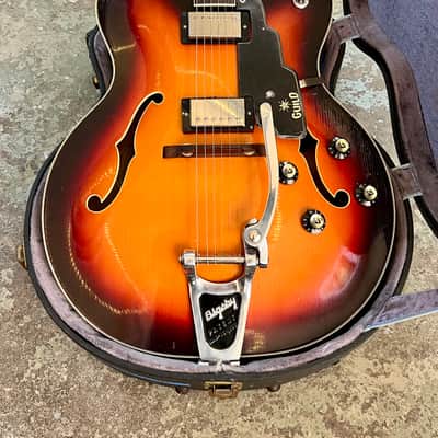 Guild X-175 Manhattan c 1966 - Sunburst original vintage USA image 3