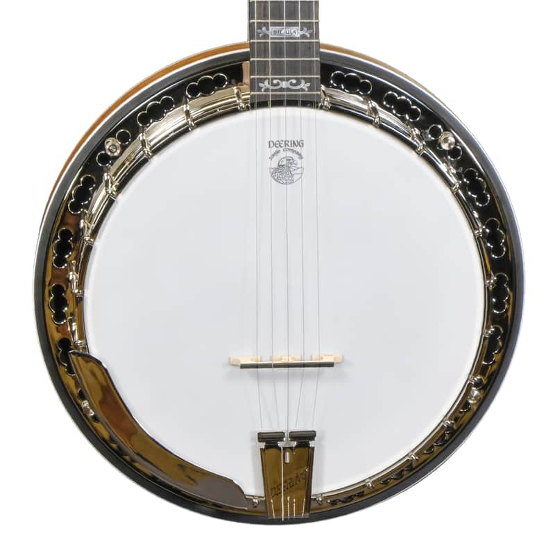 Deering Sierra 5-String Resonator Banjo - Brown Mahogany image 1