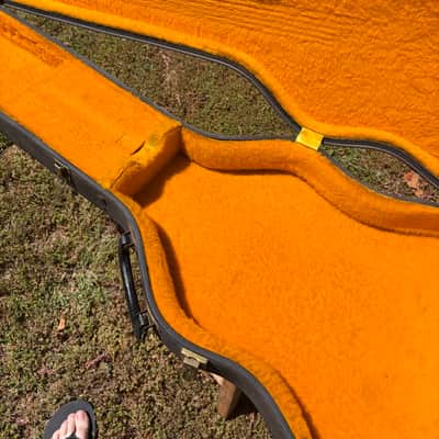 1960’s Gibson EB-2 Case - Black - Yellow Interior image 17