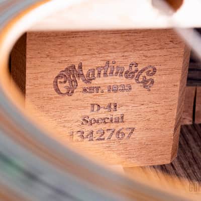 2009 Martin D-41 Special Dreadnought Acoustic Guitar Near-Mint w/ Pre-War Scalloped Bracing, Case image 6