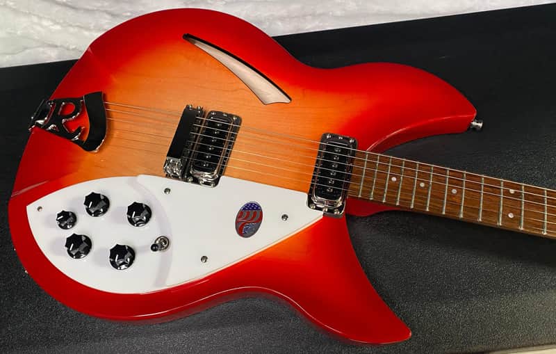NEW! Rickenbacker 330 Fire Glo FG Fireglo - Semi Hollow Electric Guitar - Authorized Dealer - 7.65 lbs - G07726 image 1