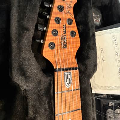 Ernie Ball Music Man Ball Family Reserve John Petrucci Signature JP15-7 - Blood Orange image 10