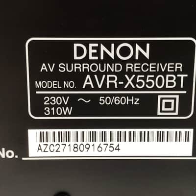 Denon AVR-X550BT AV Surround Receiver 230v image 11