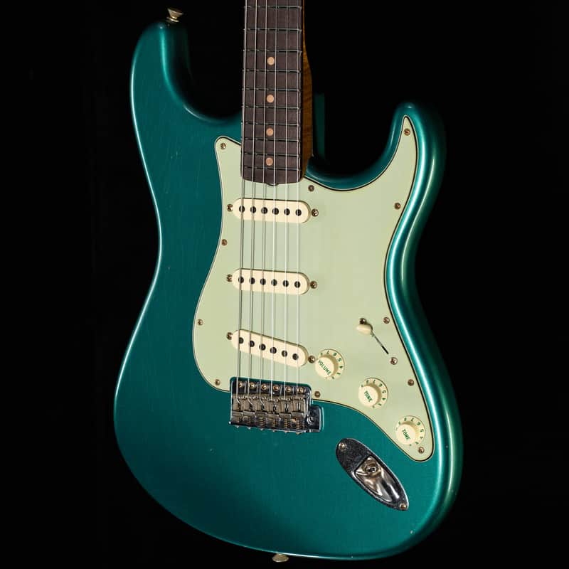 Fender Custom Shop Willcutt True '62 Stratocaster Journeyman Relic Sherwood Green Metallic Large C (848) image 1