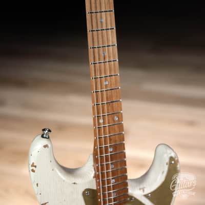 Paoletti Alfa Loft SSS Maple Neck “Stratospheric” S-Style – Heavy White image 4