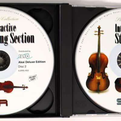 Ilio Sonic Reality Interactive String Section Akai Format Sample Library/Sound Library/Sampling Triple CD 2001 image 3