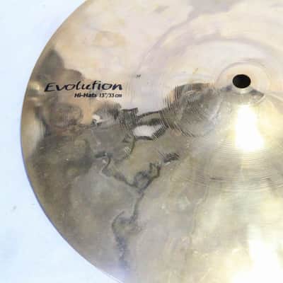 SABIAN HHX-13EVH-B EVOLUTION HATS 13-inch 874/1226 Sabian Hi-Hat Cymbal (04/28) image 3