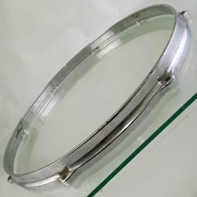 Gretsch 16"Die-Cast 8-Lug Floor Tom Drum Rim Hoop Vintage 60s Chrome USA image 2