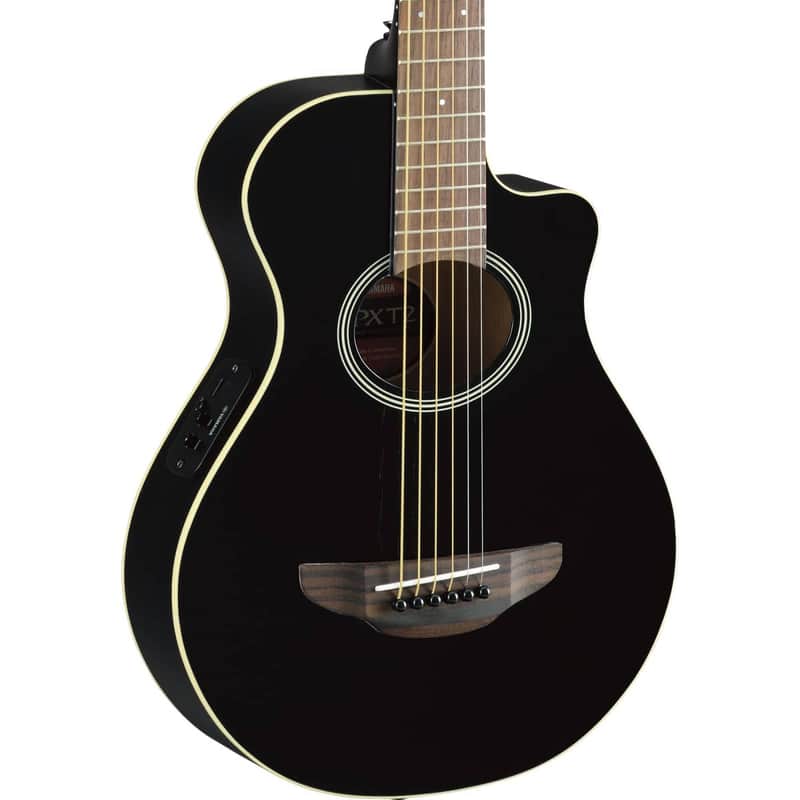 Yamaha APXT2 3/4 Size Acoustic/Electric Cutaway Guitar Black image 1