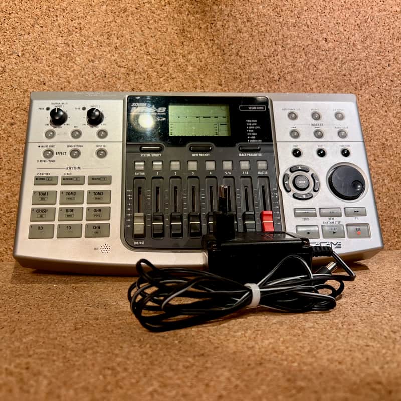 Zoom MRS-8 Portable 8-Track Digital Recorder with Power Supply – Warranty image 1
