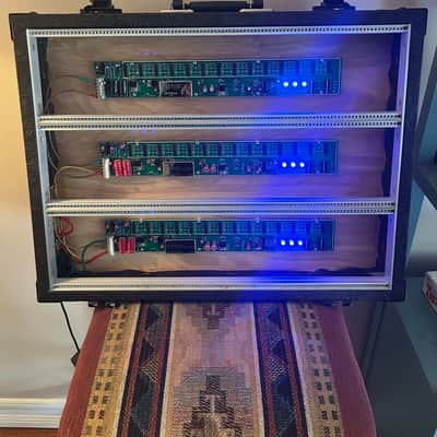 Beautiful Custom powered Eurorack Case 9u 104hp image 17