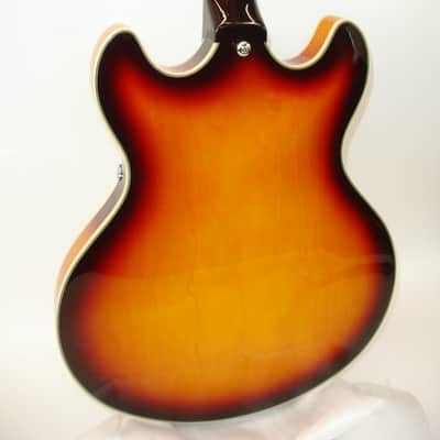 D'Angelico DAPDCVSBCSCB9EX Premier DC Boardwalk (P90s) Semi-Hollow Electric Guitar, Vintage Sunburst (Guitar Center Exclusive) image 13