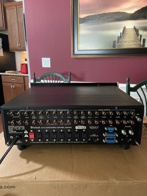 McIntosh C 31V Stereo Solid State Preamp and Video Switch image 1
