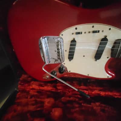 Fender Mustang Guitar with Rosewood Fretboard 1964 - 1969 - Dakota Red image 12