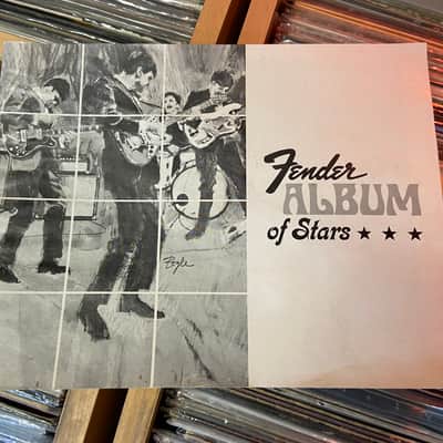 Fender Album of the Stars catalogue book Hendrix, Bob Dylan image 1