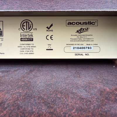 Acoustic A15V 15-Watt Acoustic Instrument/Vocal Combo Amp w/ Chorus – Used image 14