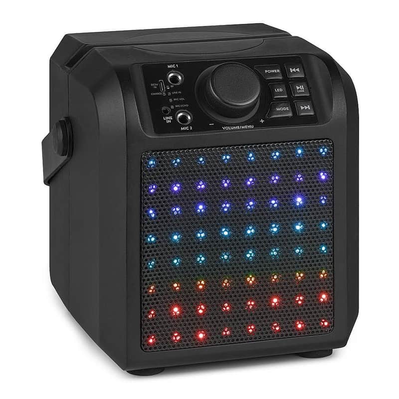 Fenton Kar50 B Karaoke Sp. 2 Mic.Bt Led Blk image 1