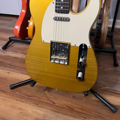 Bloomdoom Allparts Partscaster Telecaster - Firemist gold image 4
