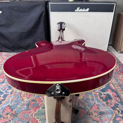 Epiphone Riviera Reissue *Pro Setup* HH Peerless Cherry OHSC - 1997 image 15