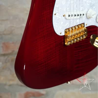 FENDER Stratocaster Richie Kotzen Signature TRB - 2016 Made in Japan - Flamed Trans Red Burst image 12